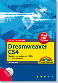 Jetzt lerne ich Dreamweaver CS4